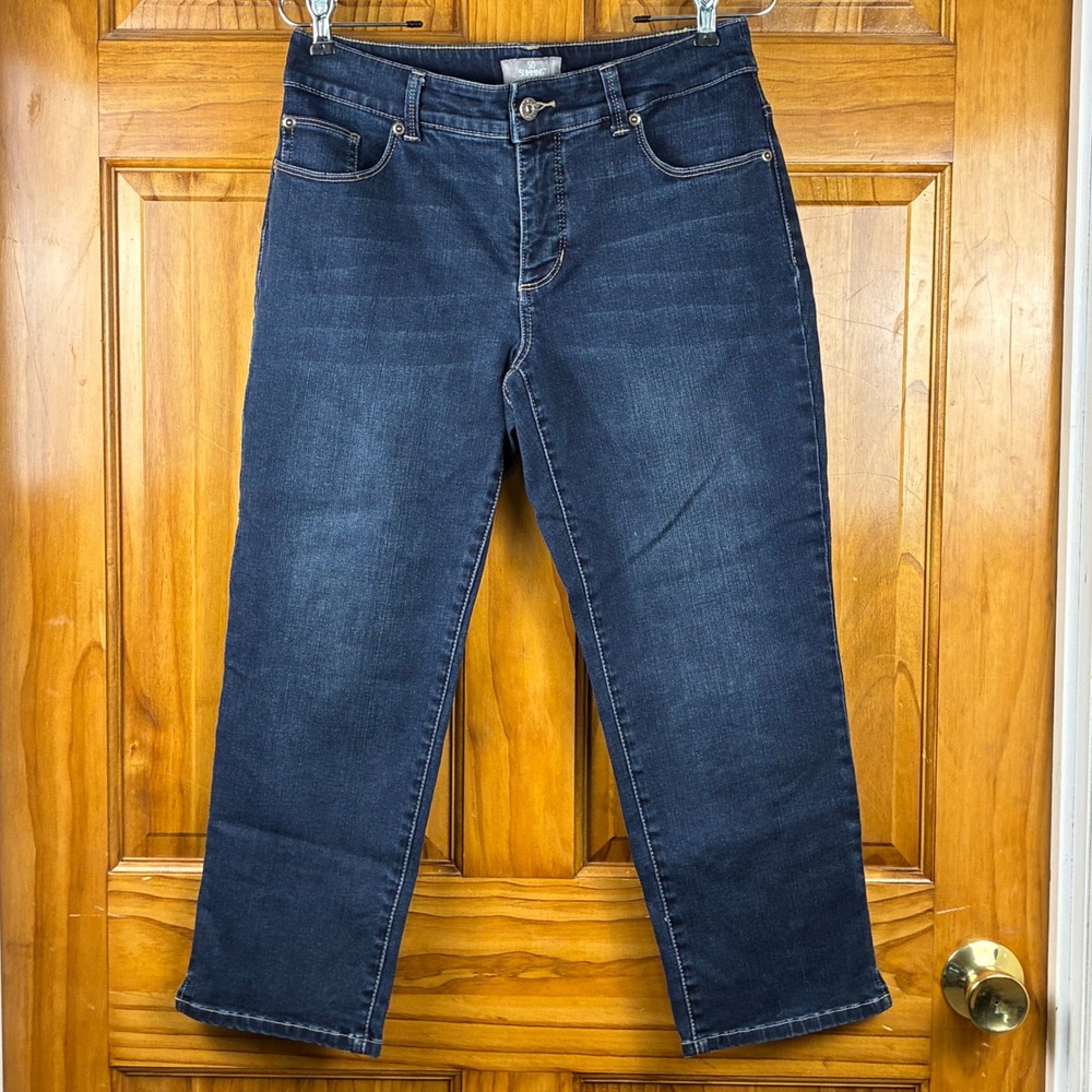 Chico's So Slimming Dark Wash Ankle Jeans Indigo Size 0.5 US 6/8 Everyday